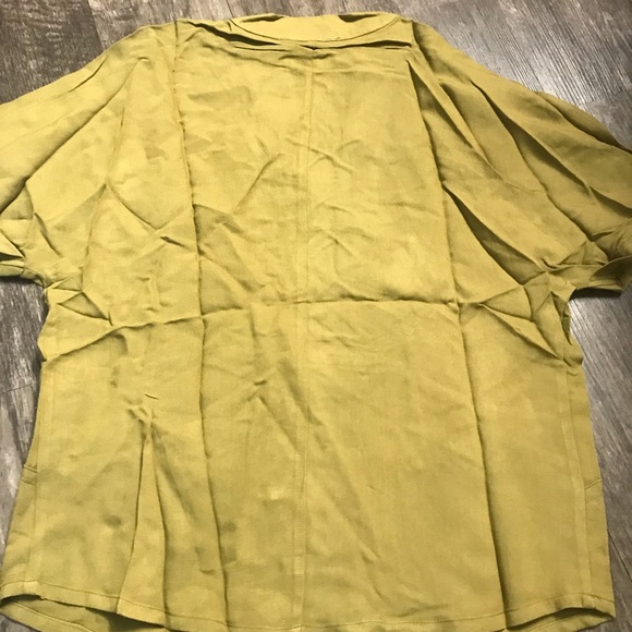 Women’s Olive Tunic Top with Lace-Up detail - Picture 7 of 8